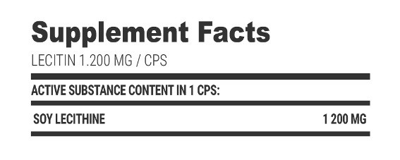 LECITHIN 1200 MG CAPS